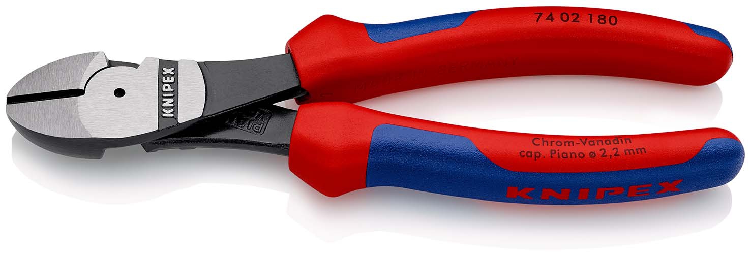 Kraft-Seitenschneider 180mm Nr.7402 SB Knipex