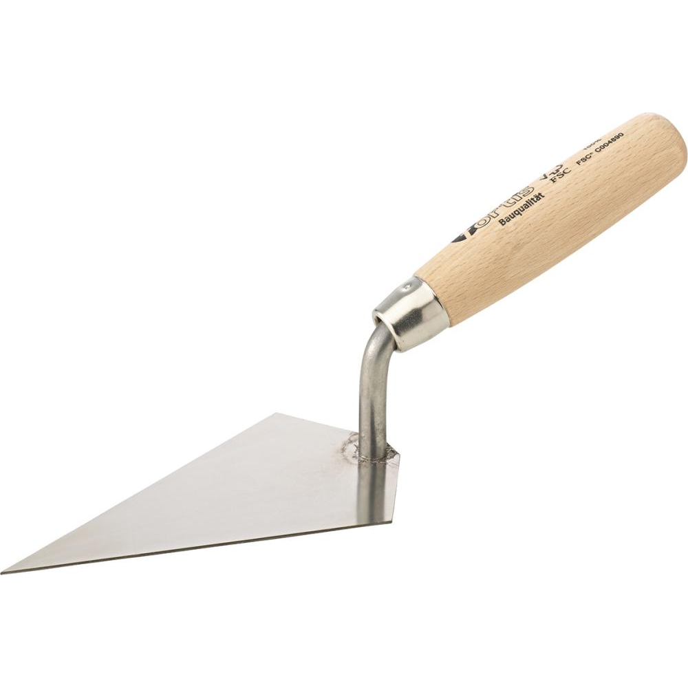 Hamburger Putzkelle, S-Hals 140mmrostfrei Spitzkelle FORTIS Bau