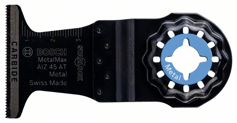 Bosch Starlock Carbide Tauchsägeblatt PAIZ 45 AT MetalMax, 50 x 45 mm