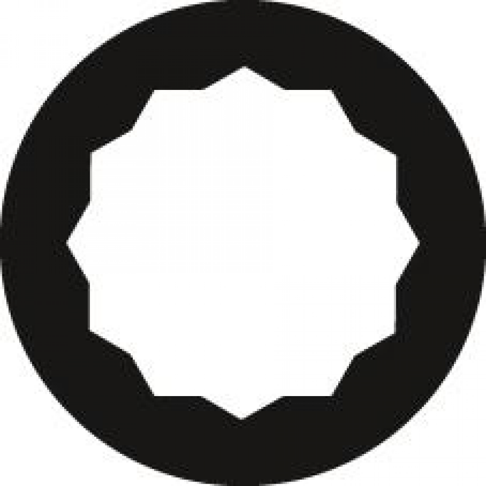 Schlagringschlüssel Schlag-Ringschlüssel gerade 75mm FORTIS