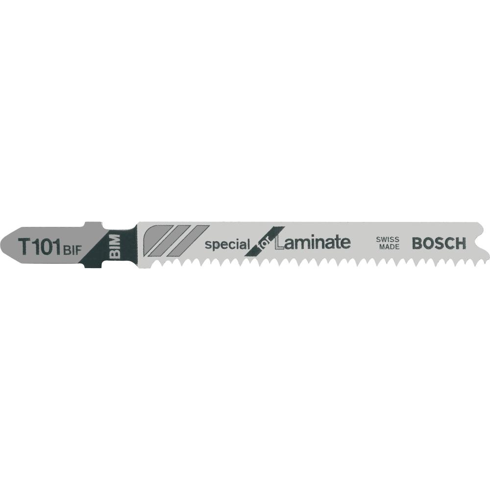 Stichsägeblatt T 101 BIF für hartes Holz Bosch VE  5 Stück Special for Laminate