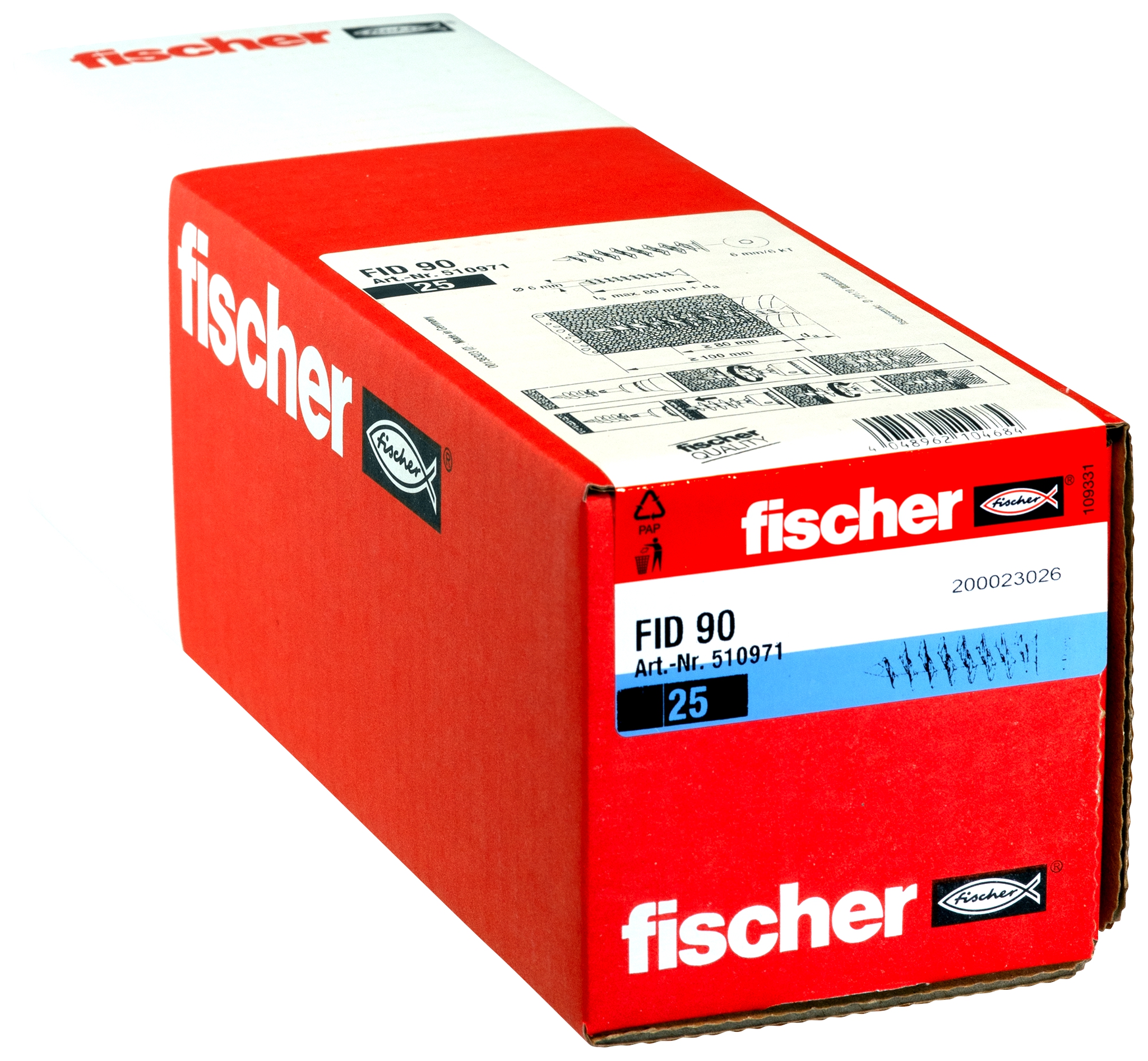 Fischer FID 90. Wärmebrückenfreies Befestigen in Dämmstoffen.