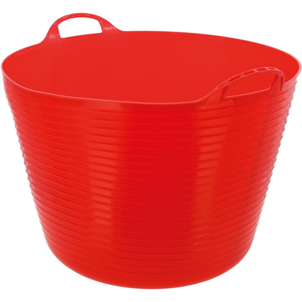 Flexibler Trog Flex Bag, tiefe Ausführung rot 60 ltr