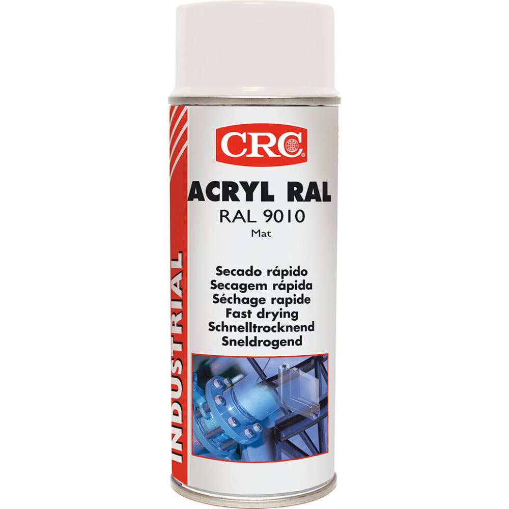Acryl RAL 9010 Reinweiß, matt, 400ml Spraydose
