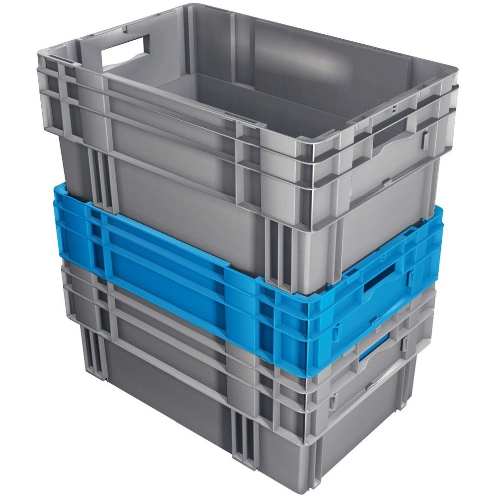 Drehstapelbehälter, Serie DTK 600x400x420 mm blau