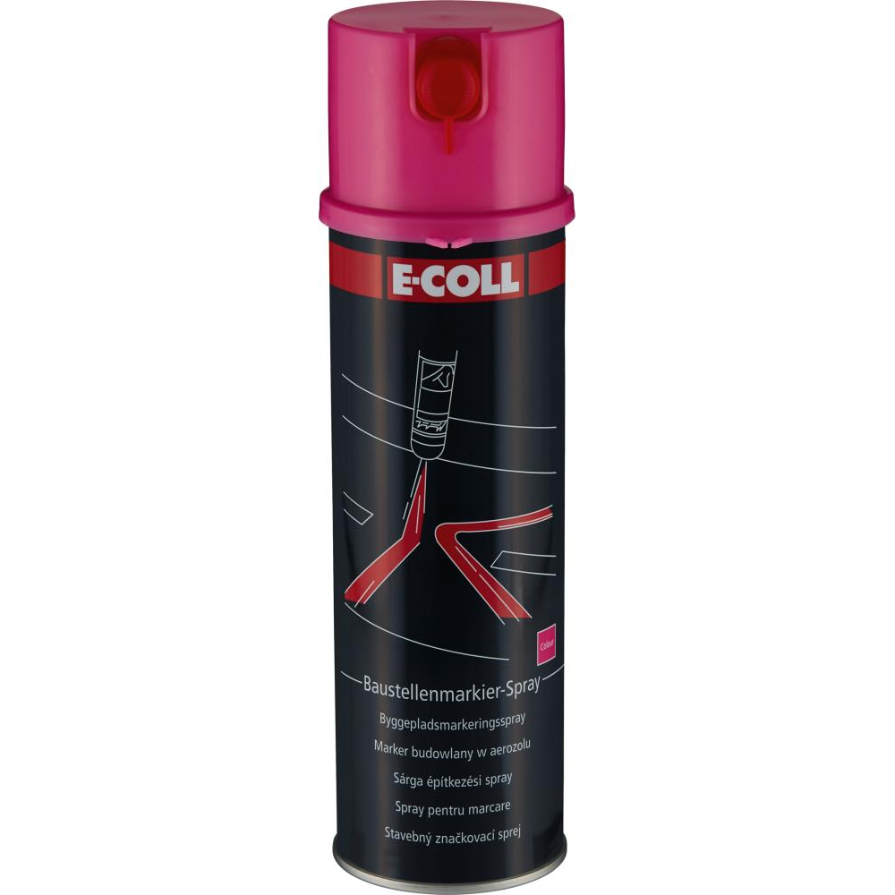 Baustellenmarkierspray EE 500ml pink E-COLL