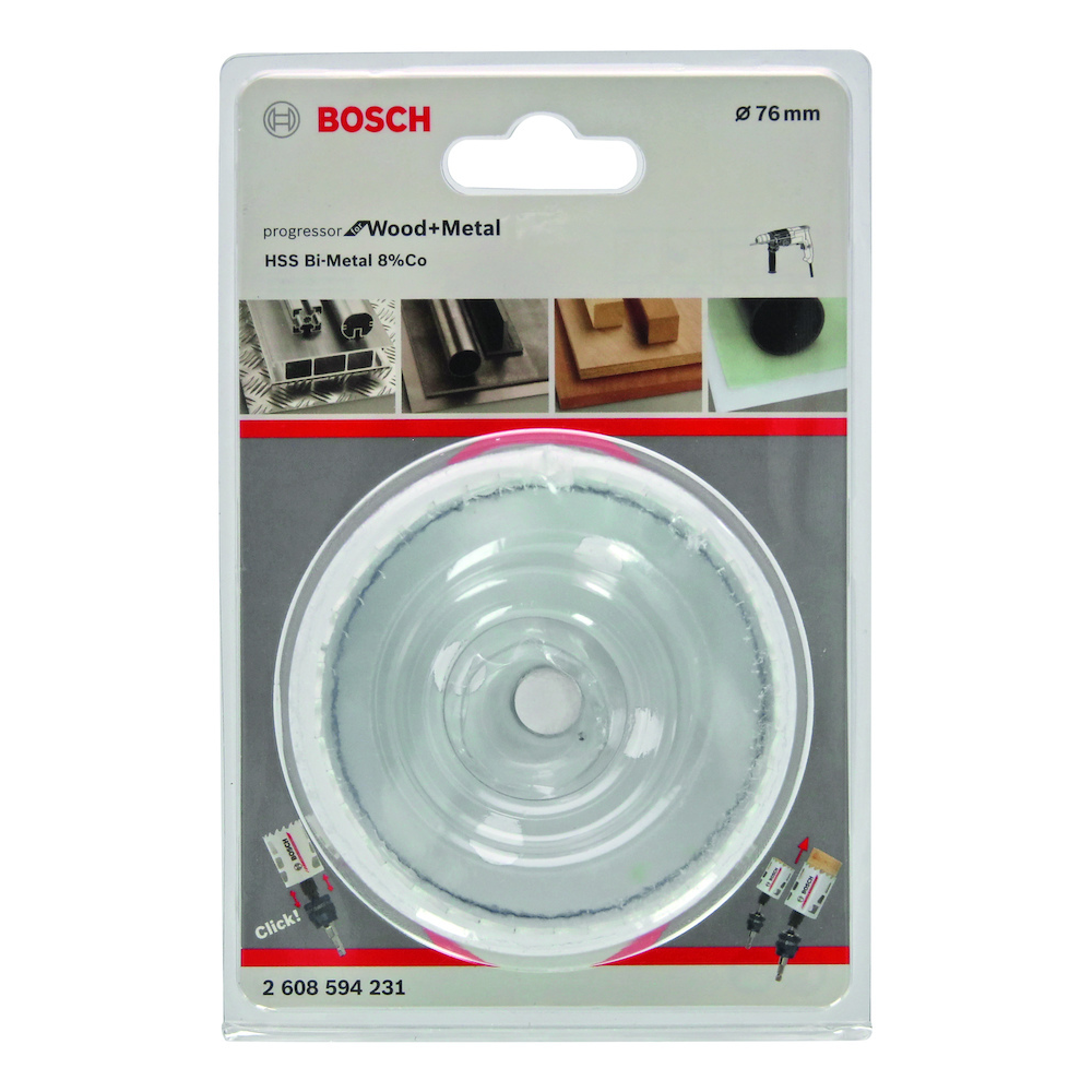 Lochsäge Power-Change Progressor Bi-Metall PC 76 mm Bosch VE  1 Stück
