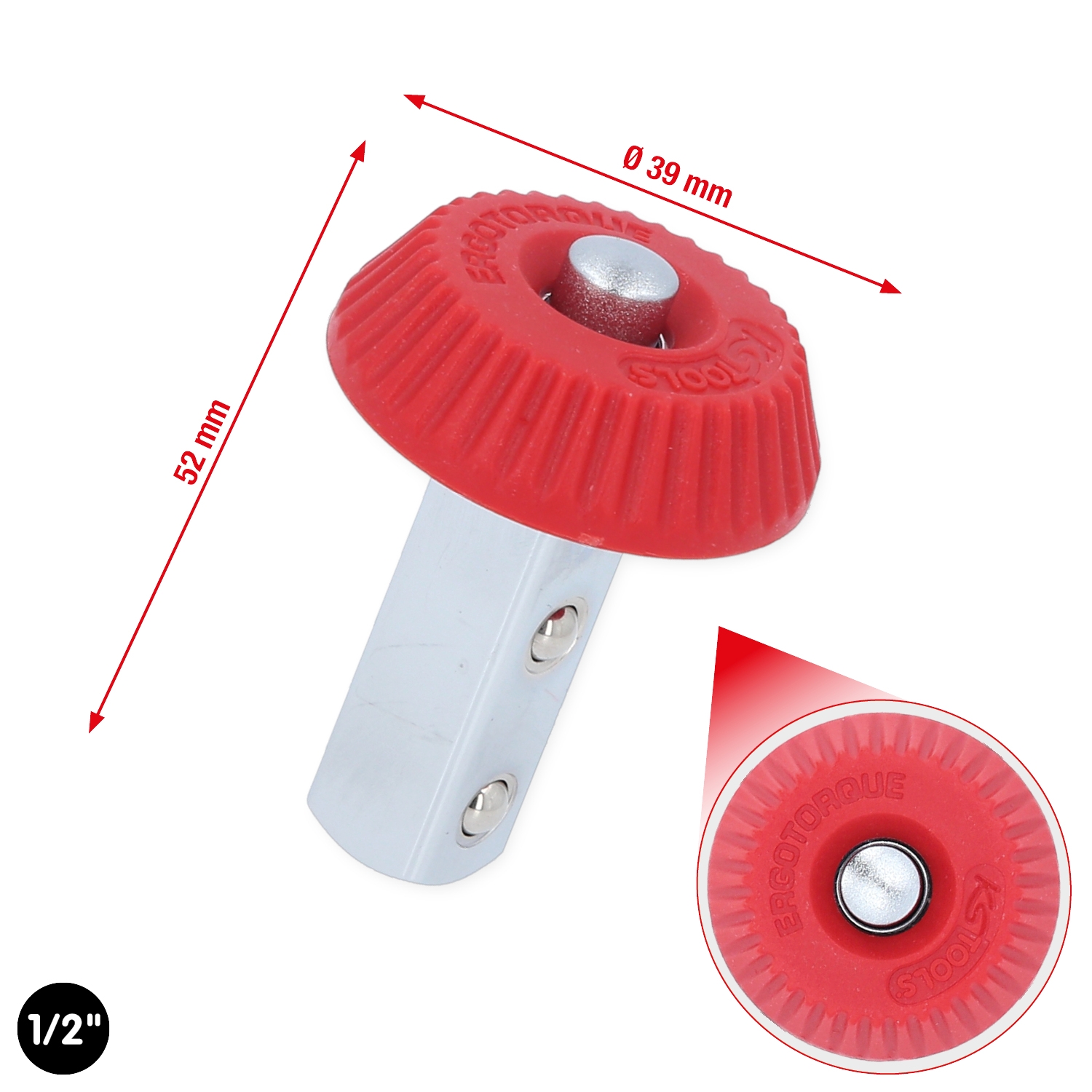 KSTOOLS 1/2" Drehknopf-Umsteckvierkant