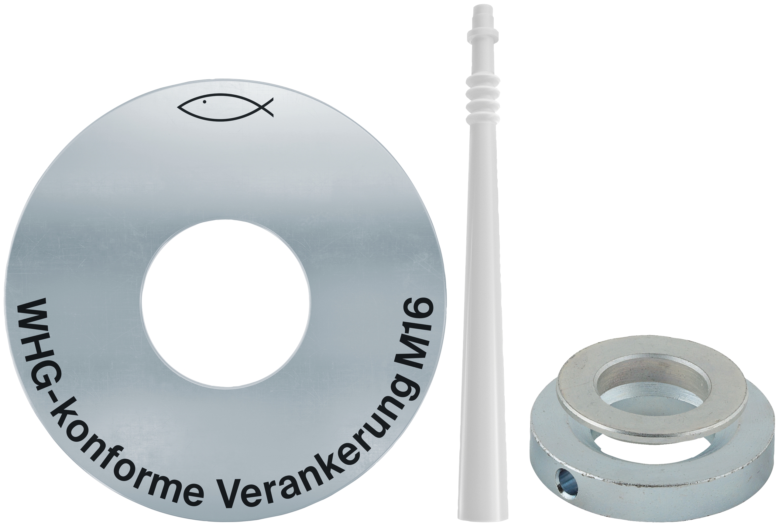 Fischer WHG Set beschichteter Beton M10 R. Montageset für die WHG-konforme Verankerung in beschichtetem Beton.