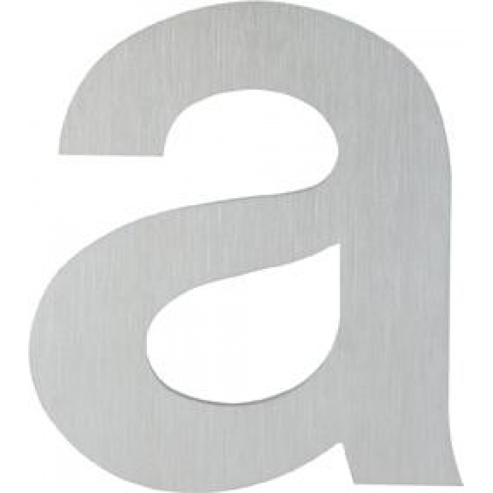 Buchstaben Buchstabe a Edelstahl