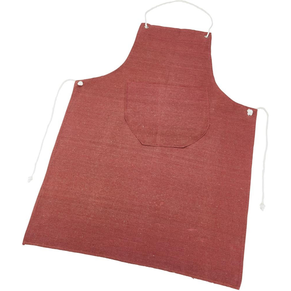 Segeltuch-Schürze Segeltuchschürze, rot/braun