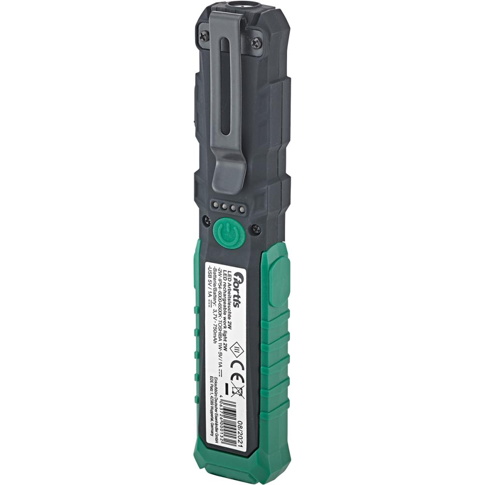 Akku-LED-Arbeitsleuchte LED Akku-Handleuchte 2 Watt FORTIS
