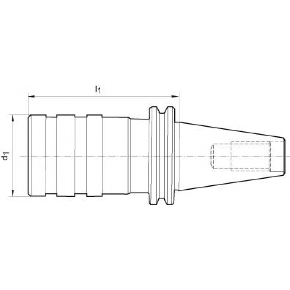 Gewindeschneid-Schnellwechselfutter Gewindeschnellwechsel- Futter 69871A M6-20 FORTIS