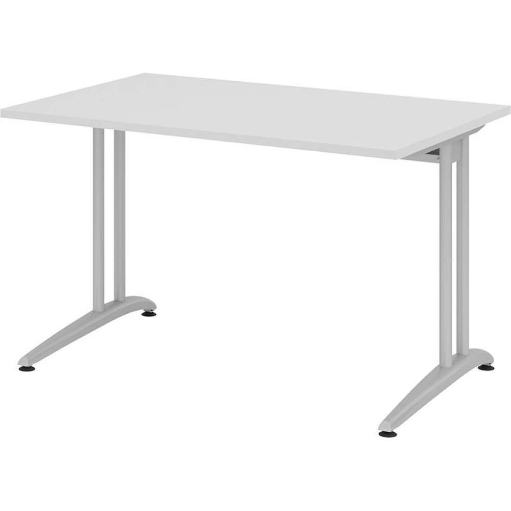 Schreibtisch, Serie B lichtgrau 1200x800 mm