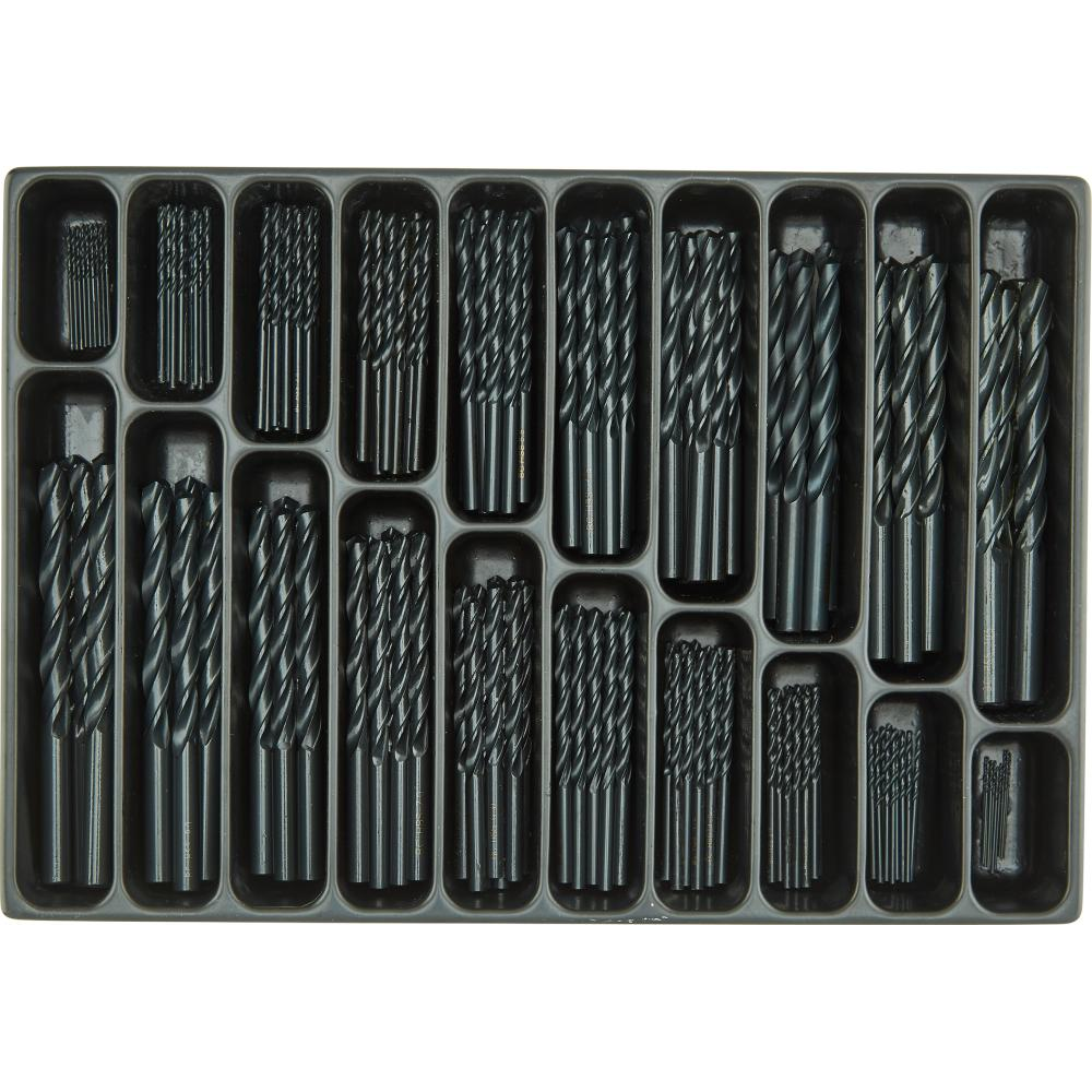 HSS-Bohrer-Sortiment 44-teilig rollgewalzt E-NORMpro Montagekoffer
