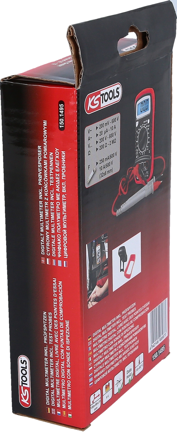 KSTOOLS Digital Multimeter inkl. Prüfspitzen