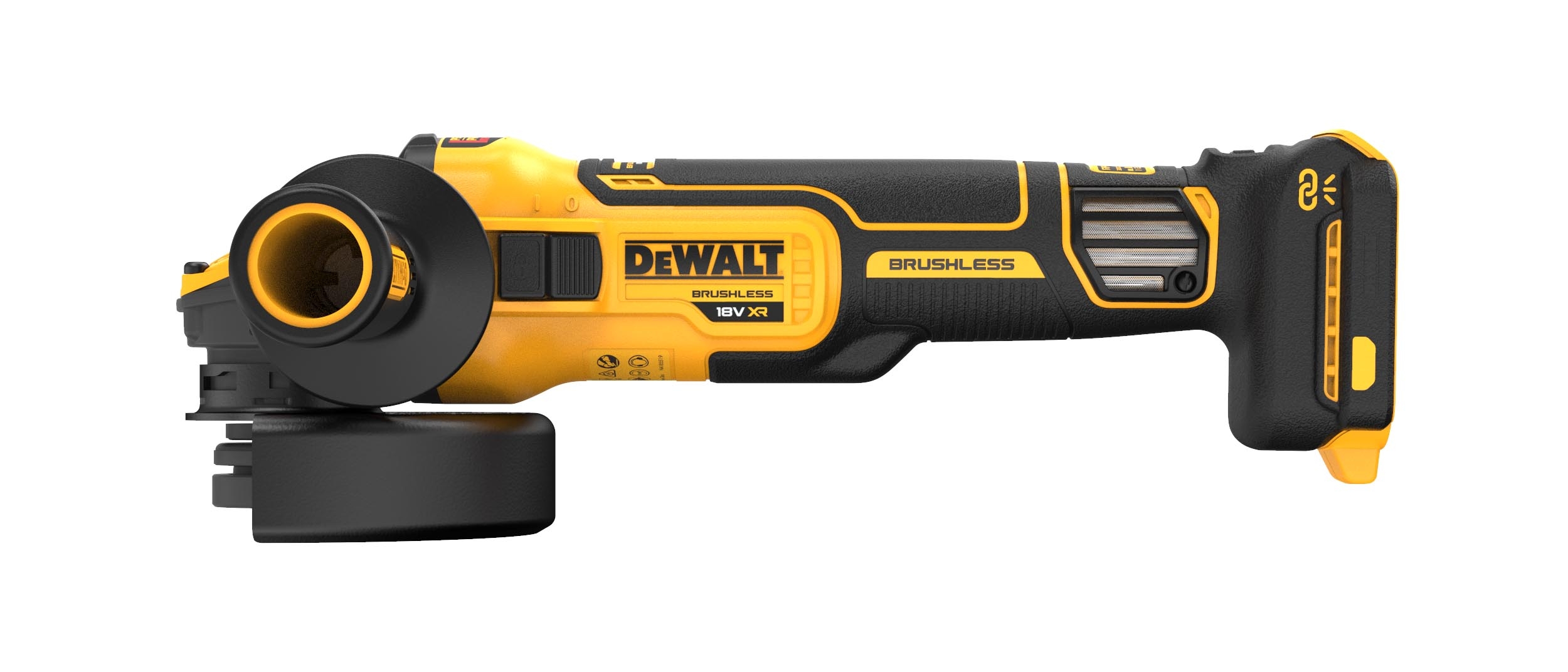 Dewalt DCG409VSNT-XJ,  Akku-Winkelschleifer, 18V, Basisv., 18 Volt Akku-Winkelschleifer (125 mm) mit regulierbarer Drehzahl - Basisversion