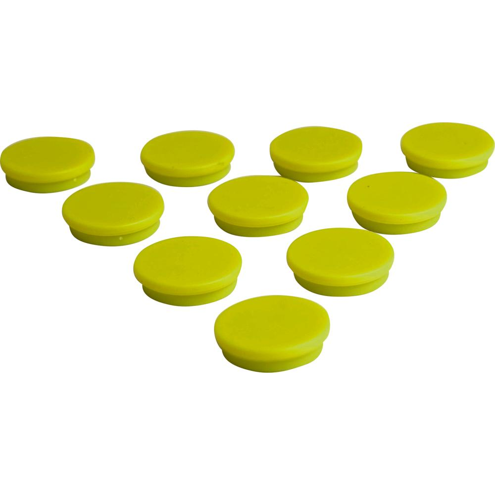 Organisationsmagnet rund gelb 30mm Eclipse