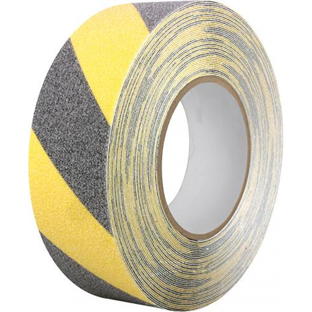 Antirutschband schwarz/ gelb 50mm x 18m