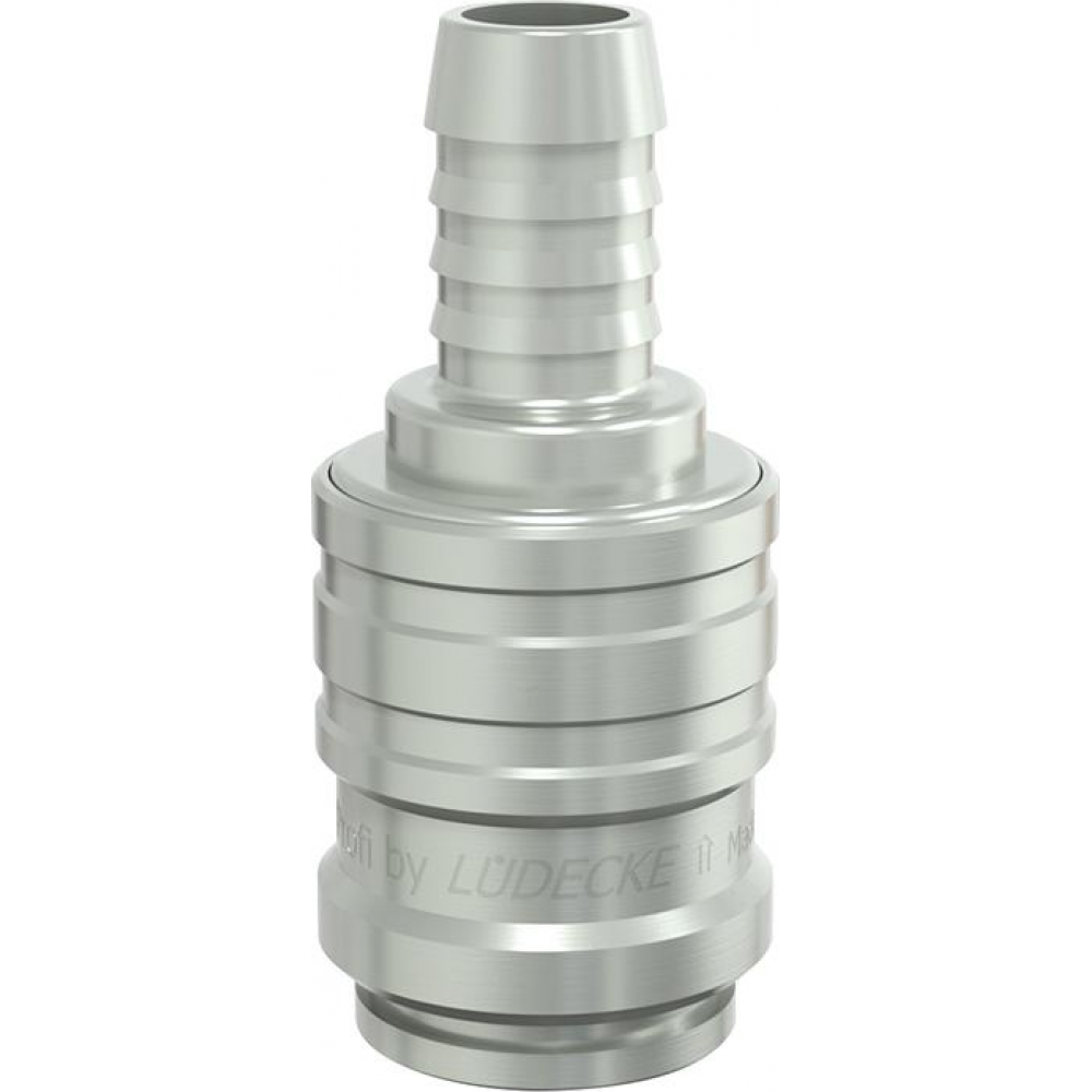 Water Profi Schnellverschlusskupplungen, mit Schlauchtülle Kupplung Serie WPN DN9, o.Ventil, Tülle 13 mm, 1/2", LÜDECKE
