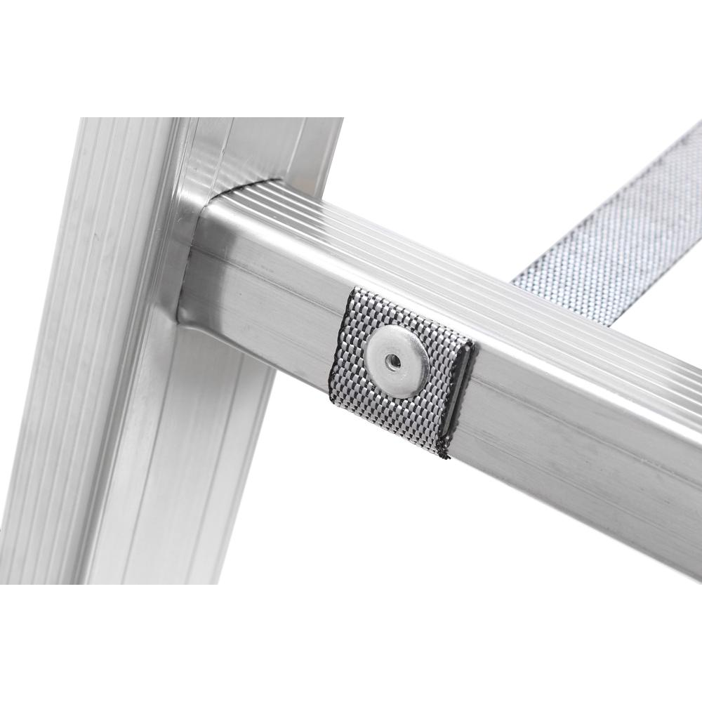 Sprossenstehleiter, beidseitig begehbar 2x6 Sprossen AH 2 50m