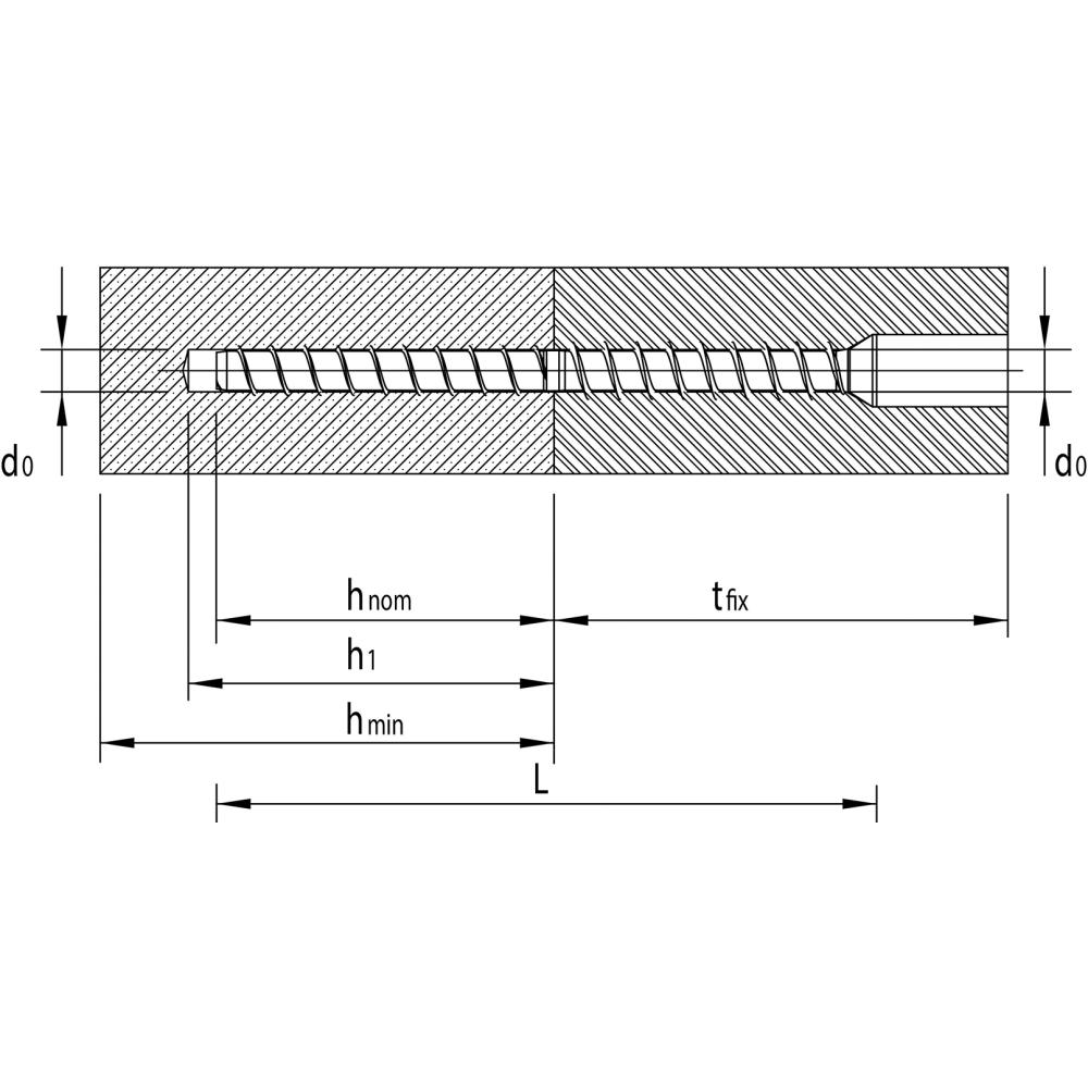 Holz-Beton-Verbinder 10,0x130 mm T-45 blau verzinkt MULTI-MONTI® TimberConnect HECO-MULTI-MONTI MMS-TC