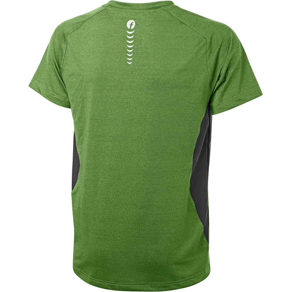 T-Shirt Gr. L grün/schwarz meliert Quick Dry Fortis Elements
