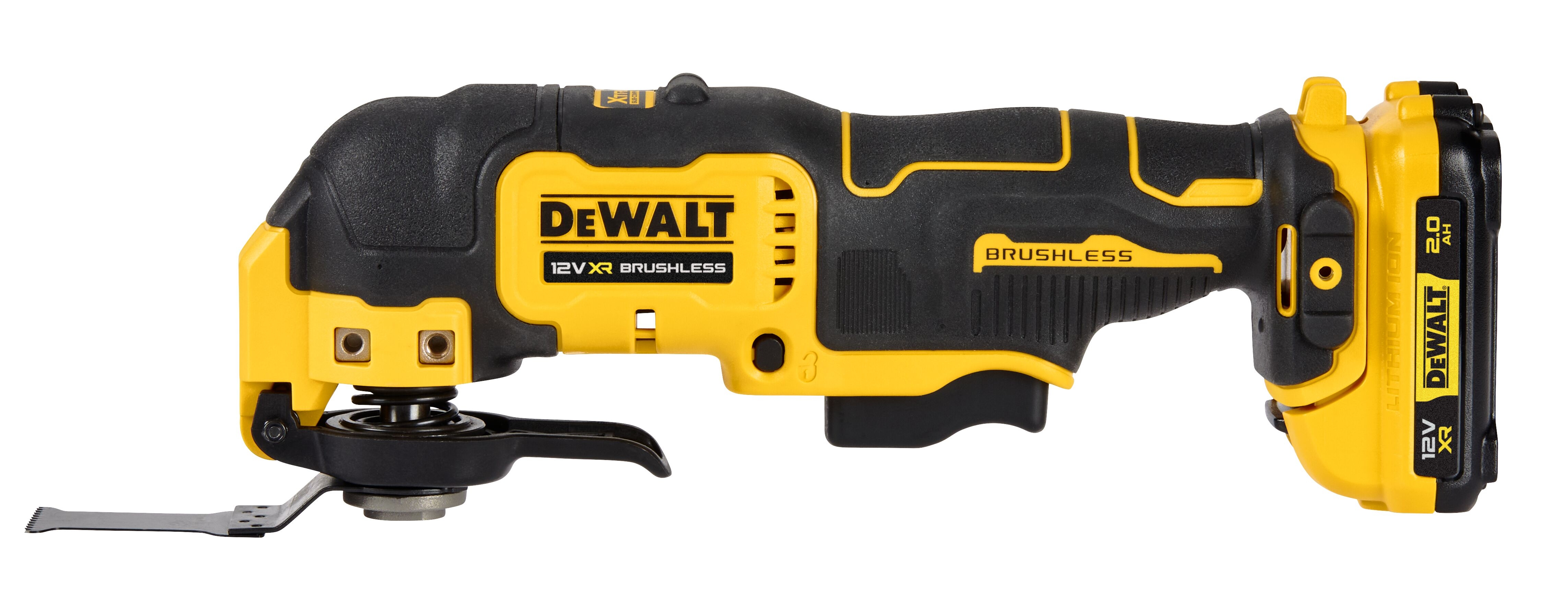 Dewalt DCS353D2-QW,  Akku-Multi-Tool, 12V / 2Ah, 12 Volt / 2 Ah oszillierendes Akku-Multi-Tool