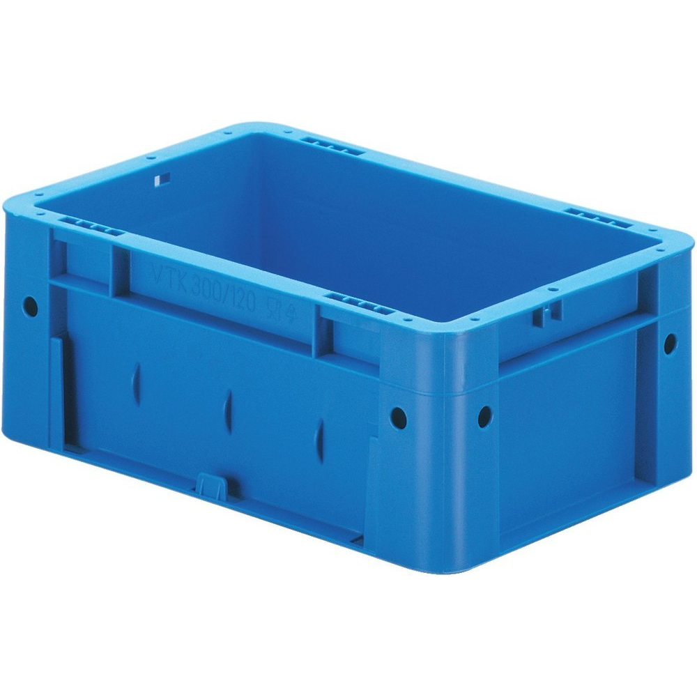Transportkasten VTK 300/120-0 Transport-Stapelkasten B300x T200x H120 mm grau Auflast 600kg ohne Griffloch