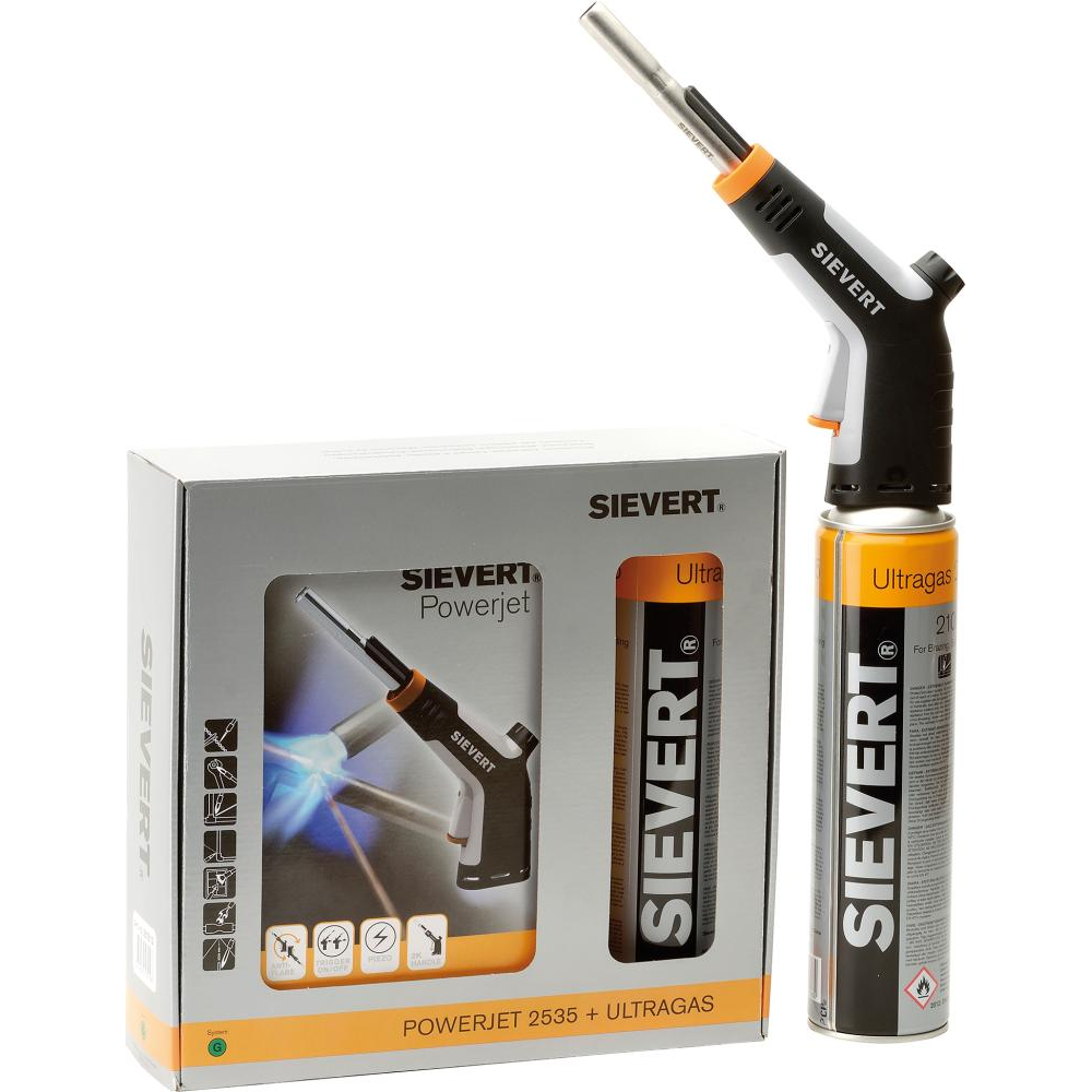 Power Jet 2535 Set, in Ultragas 2205 mit Sievert
