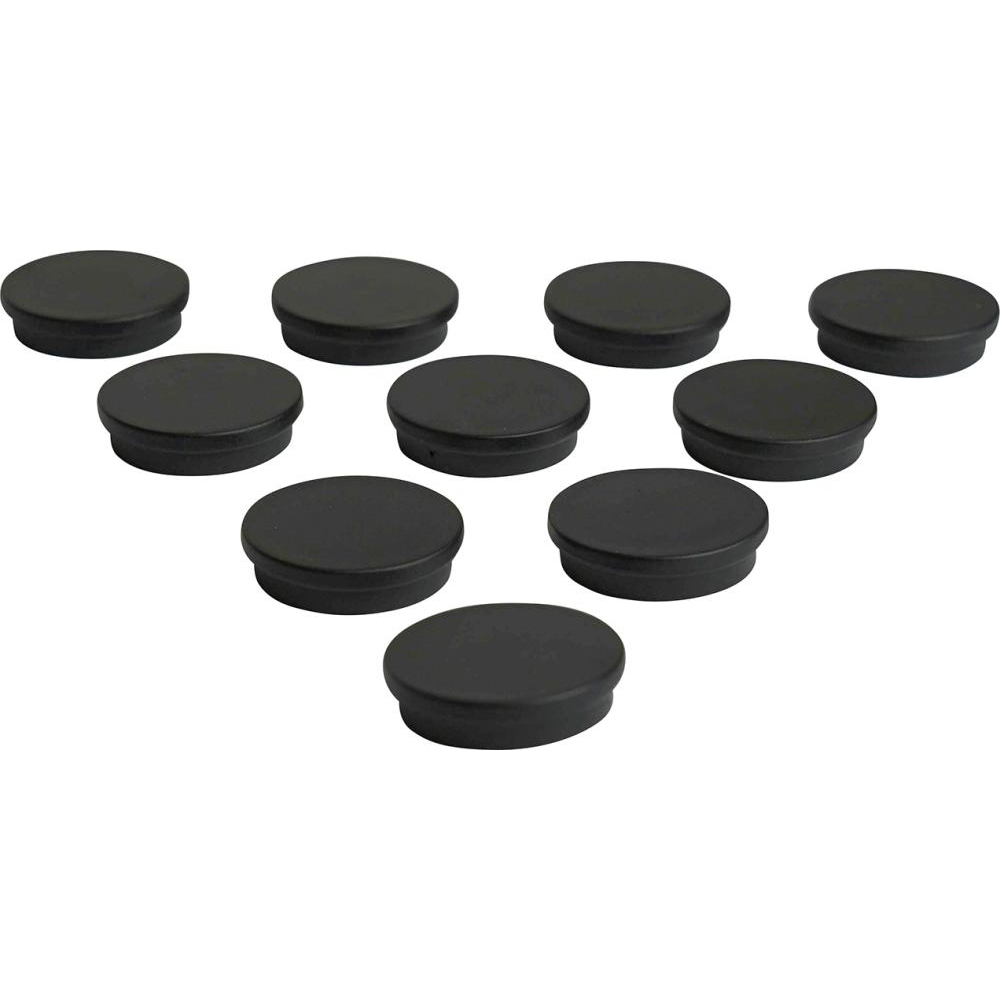 Organisationsmagnet rund schwarz 30mm Eclipse