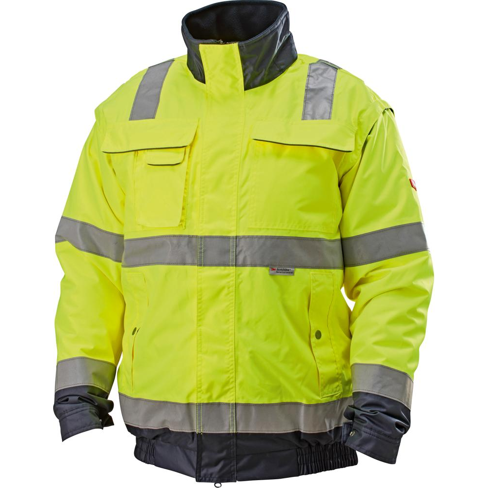 Warnjacke Gr.4XL gelb-marine FORTIS
