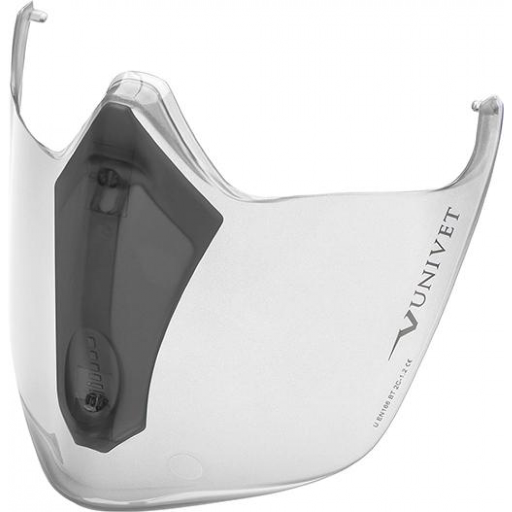 Vollsichtbrille 6X3 Visier für schwarz
