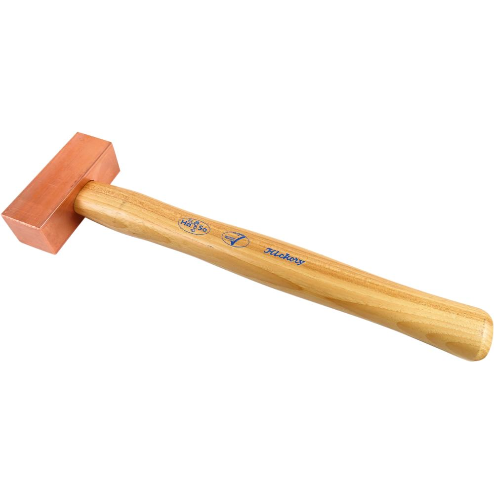 Kupferhammer 250g mit Hickorystiel Haso