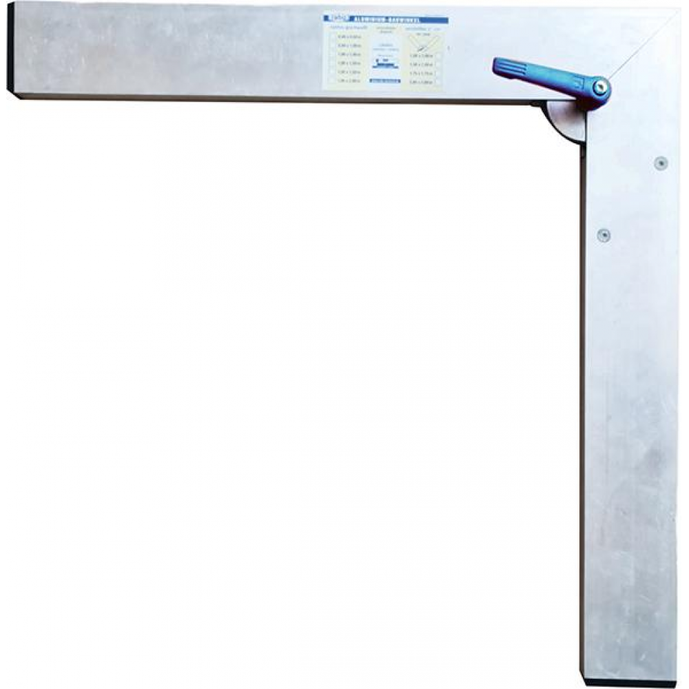 Bauwinkel mit Ecke, zusammenklappbar 50 cm 90°