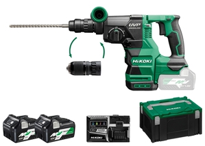 HIKOKI DH3628DC(2.5) (HSC III), 36V Akku Bohr-& Meißelhammer(Brushless), 36 Volt, 2 x 2.5 Ah