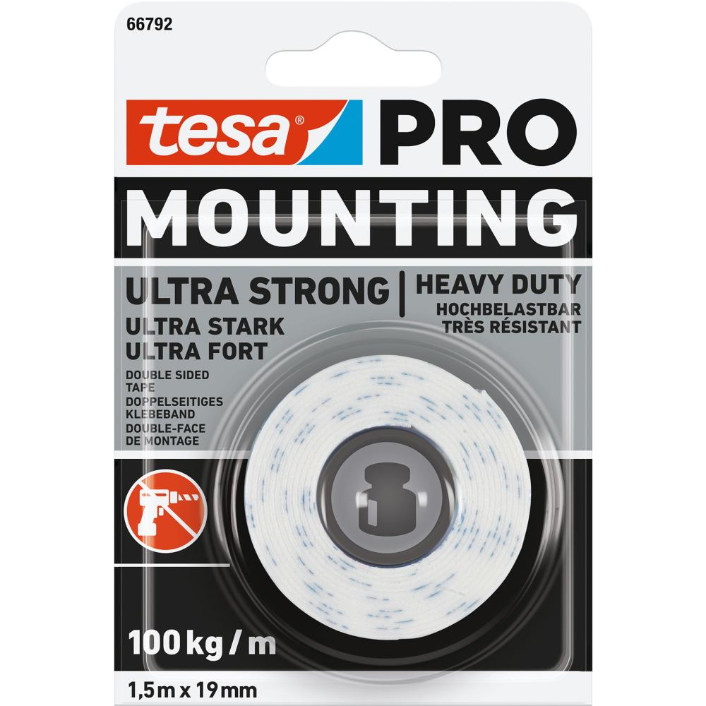 TESA POWERBOND ULTRA STRONG 1,5 M : 19 MM