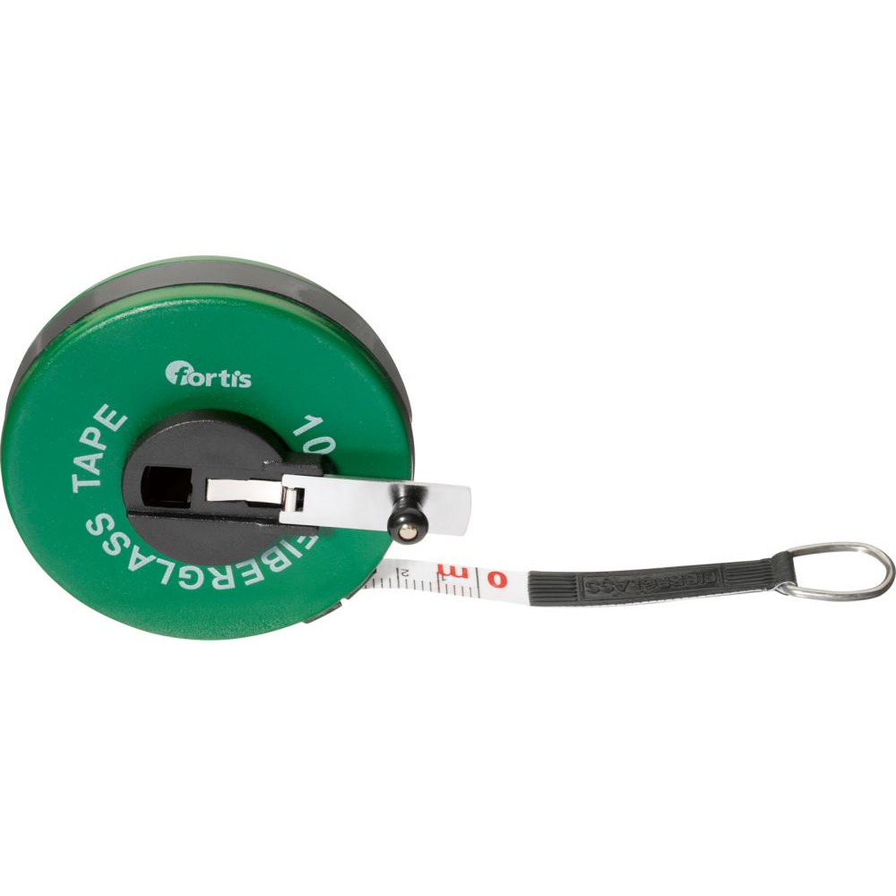 Kapselbandmaß, Fiberglasband 10mx15 mm FORTIS
