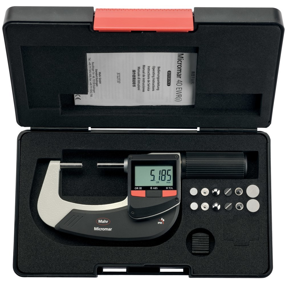 Bügelmessschraube universal40 EWRi-V 0-25mm Set MAHR