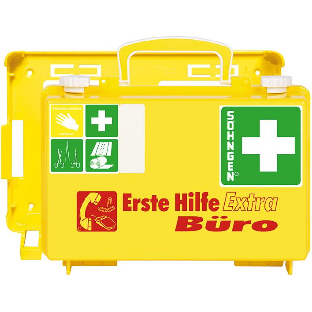 Erste-Hilfe-Koffer Extra Büro DIN, 13157 gelb