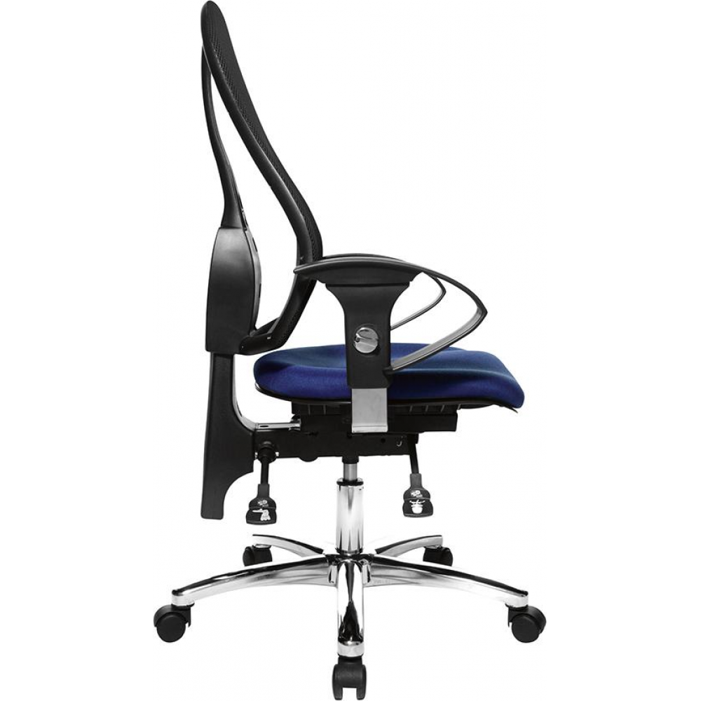 Bürodrehstuhl Modell Sitness 15 Drehstuhl blau/schwarz