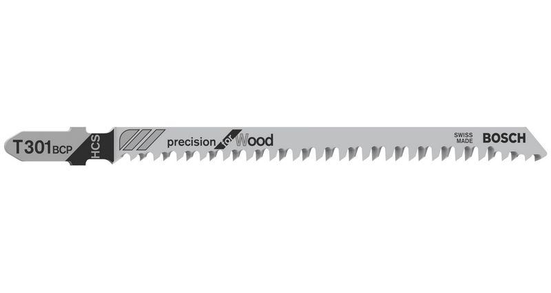 Bosch Stichsägeblatt T 301 BCP Precision for Wood, 25er-Pack
