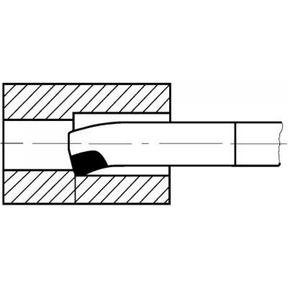 Innen-Drehmeißel Drehmeissel HM DIN4973 rechts 20x20x250mm P25/30WILKE
