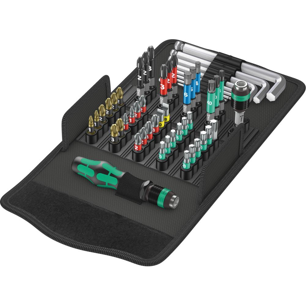 Bit-Sortiment Kraftform Kompakt 100 Bit-Satz Wera