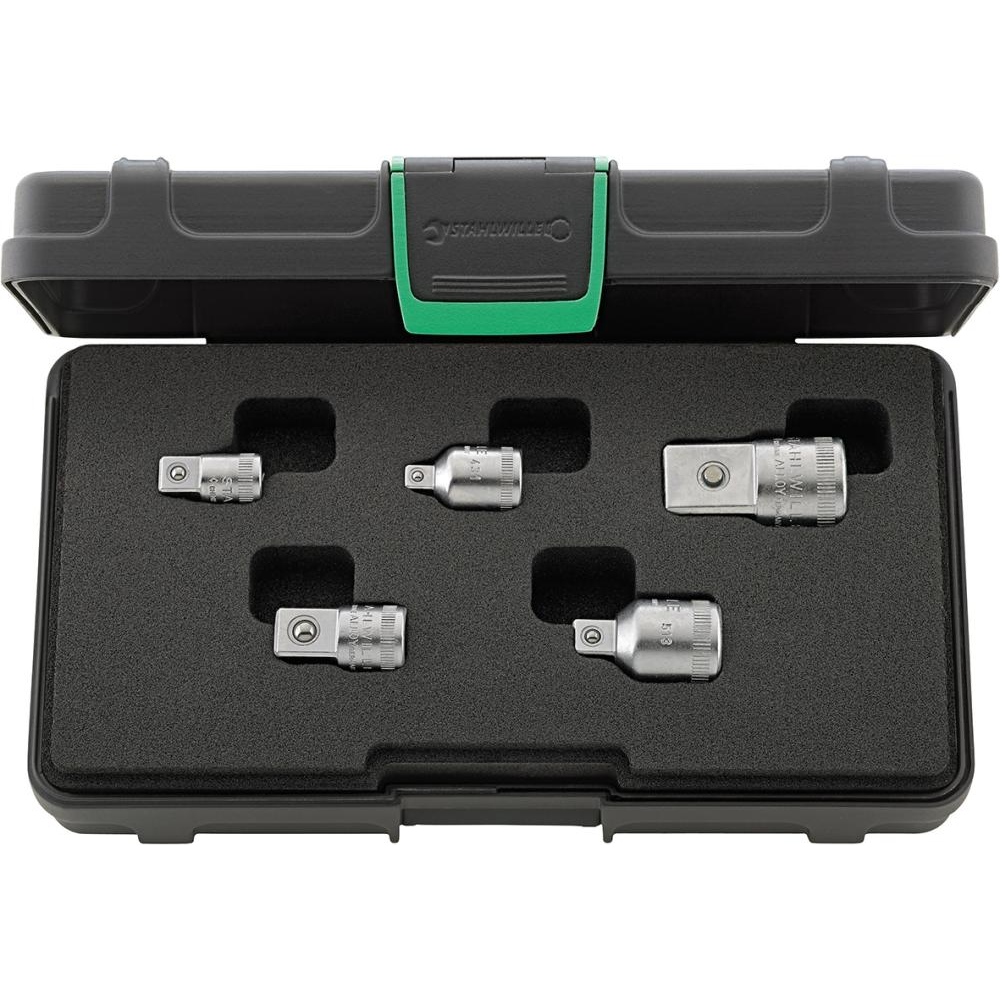 Adapter-Garnitur 1/4"-3/4", Nr. 5513 Vergrößerungsstück-/ Reduzierstück-Satz 5-teilig" -Stahlwille"