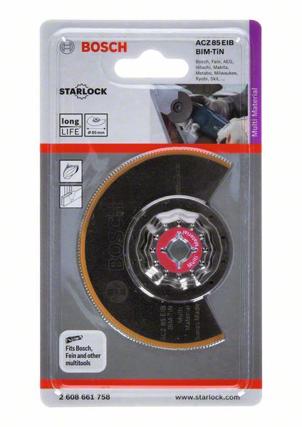 Bi M-Ti N-Segmentsägeblatt ACZ 85 EIB EB Bosch VE  1 Stück Starlock