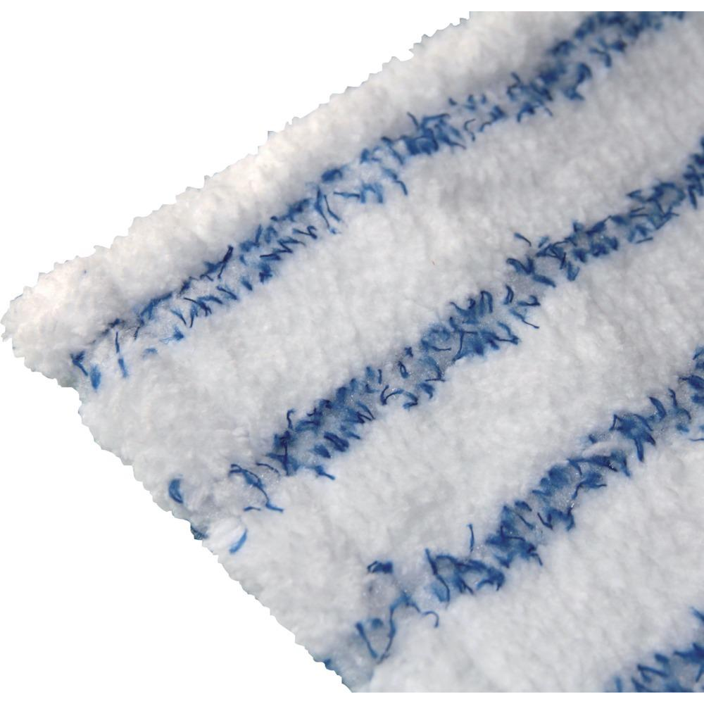 Mikrofasermopp, Premium Premium-Mikrofasermopp 40cm, weiß-blau