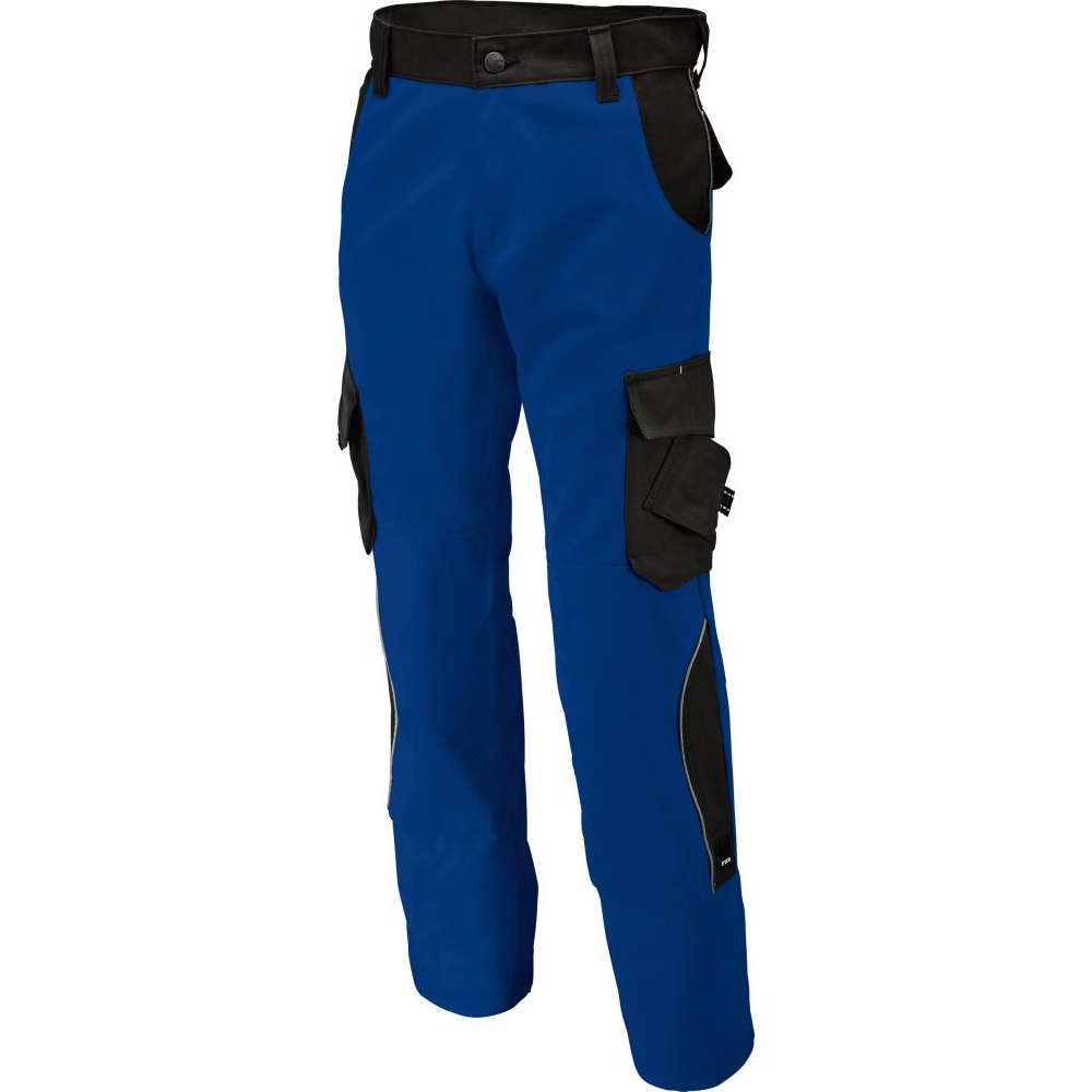 Arbeitshose Bruno royalblau-schwarz, Gr.48