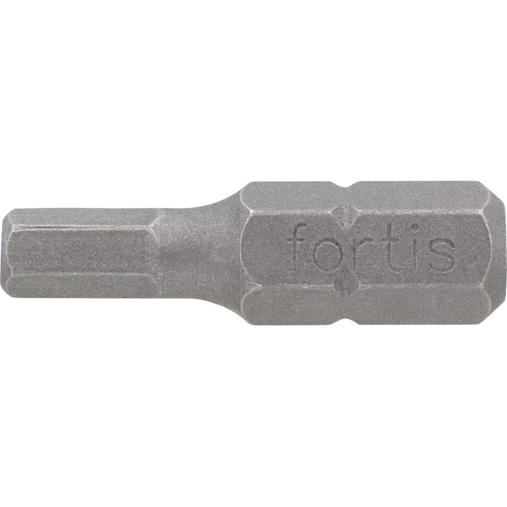 Bit 1/4" für 6-kant-Schrauben zähhart DIN3126 C6,3 Innensechskant 3x25mm 10er Pack FORTIS