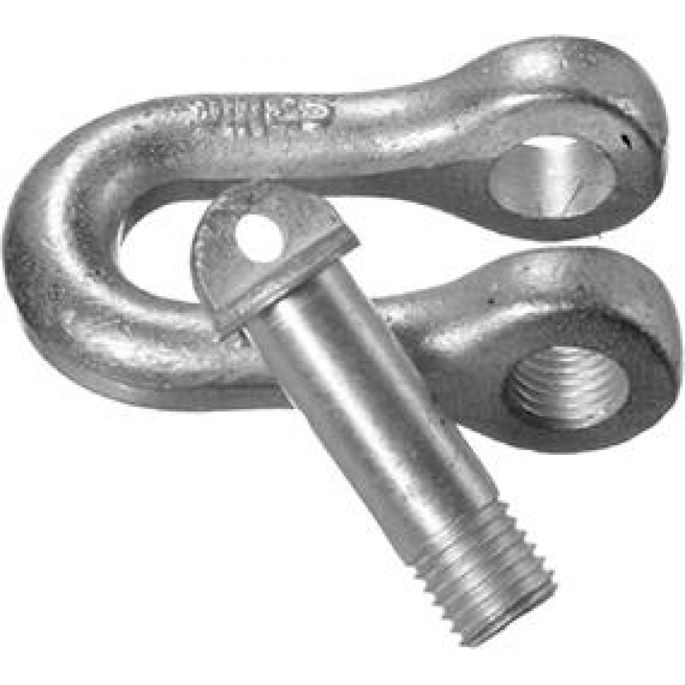 Schäkel Gr. 2,5 DIN 82101 Form A Stahl verzinkt HP